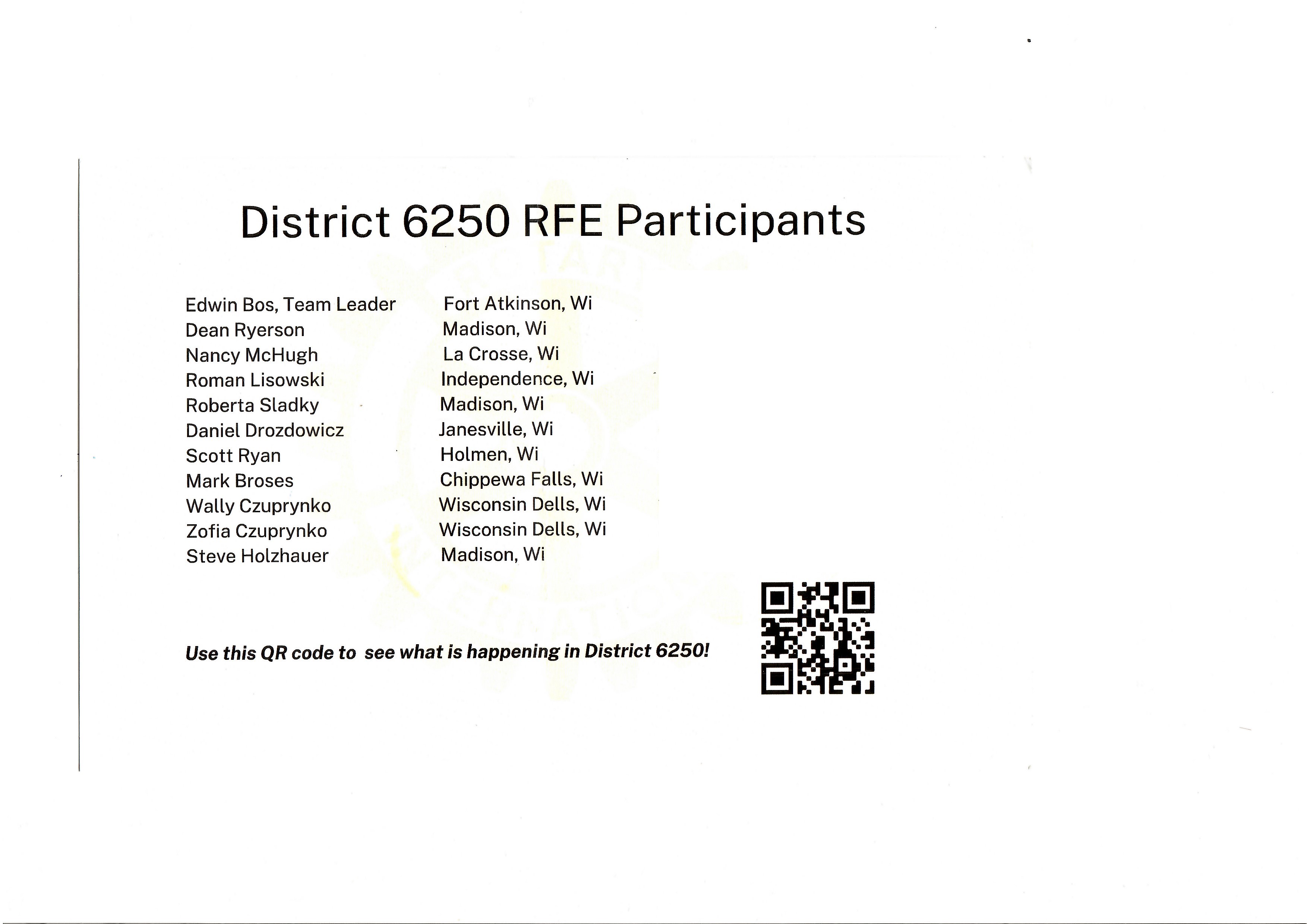 Amerykńscy Rotarianie z Wisconsin w Szczecinie
