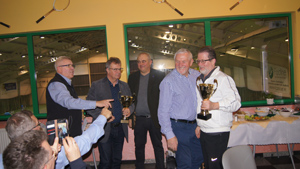 Turniej tenisowy Nagrodzeni i radość zwycięstwa